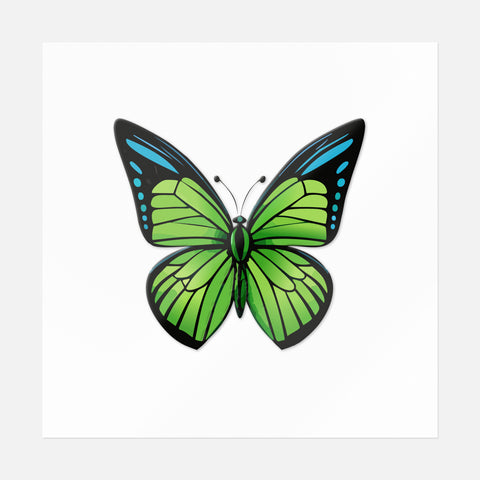 Green Grove Butterfly Sticker