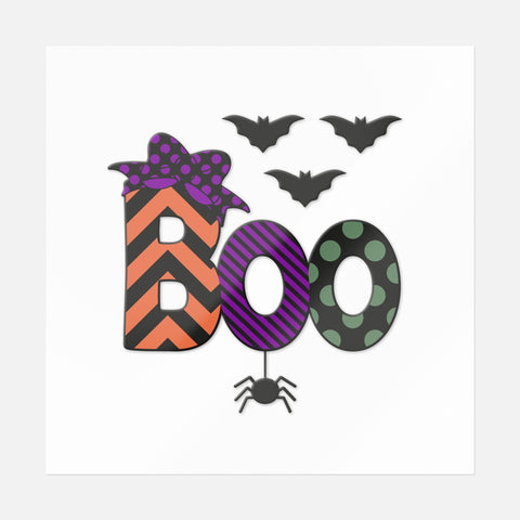 Halloween Boo Sticker