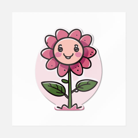 Happy Blooms Flower Sticker