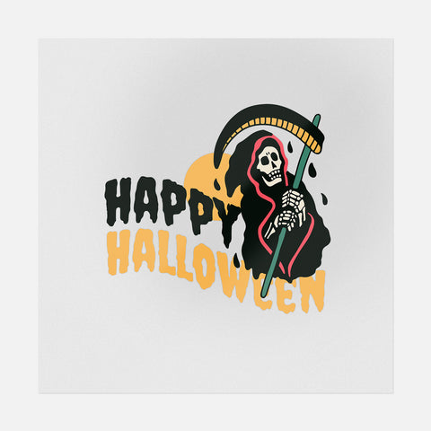 Happy Halloween Grim Reaper | Ready-to-Press DTF Transfer