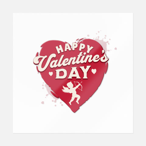 Happy Valentine's Day Cupid Sticker