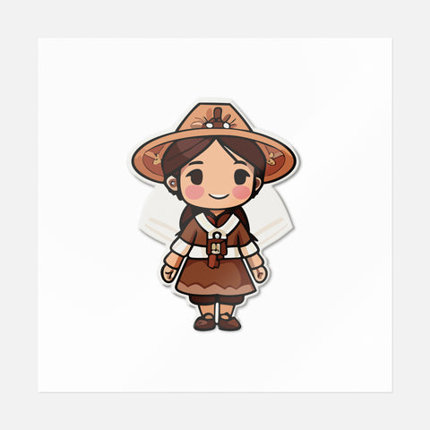 Harvesting Hannah Thanksgiving Sticker