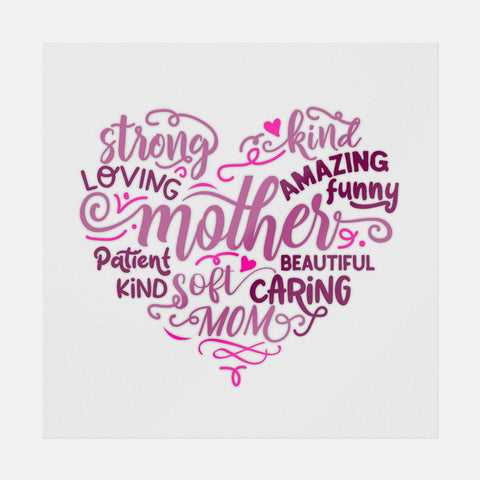 Heart Mother Words Transfer