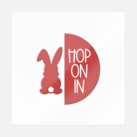 Hop On In Sticker