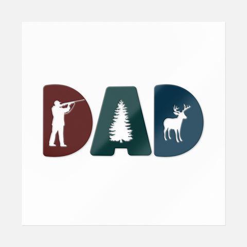 Hunting Dad Sticker