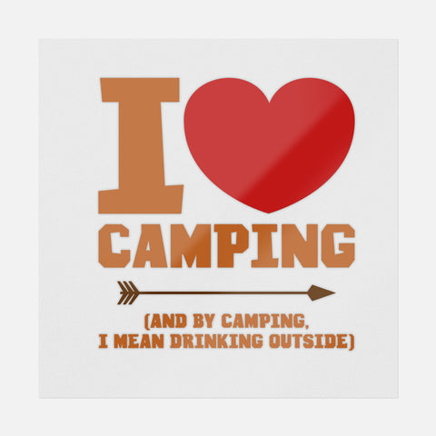 I Heart Camping Transfer