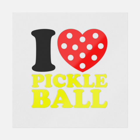 I Heart Pickleball Transfer