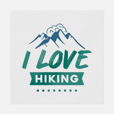 I Love Hiking Transfer