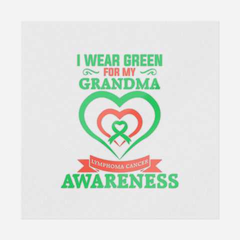 I Wear Green For My Grandma Transfer