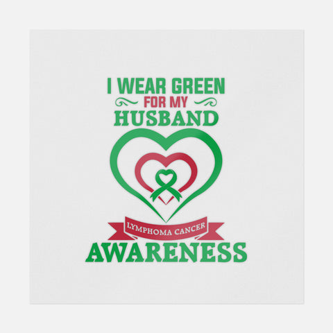 I Wear Green For My Husband Transfer