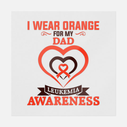 I Wear Orange For My Dad Transfer