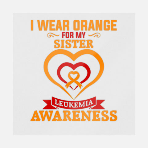 I Wear Orange for For My Sister Transfer