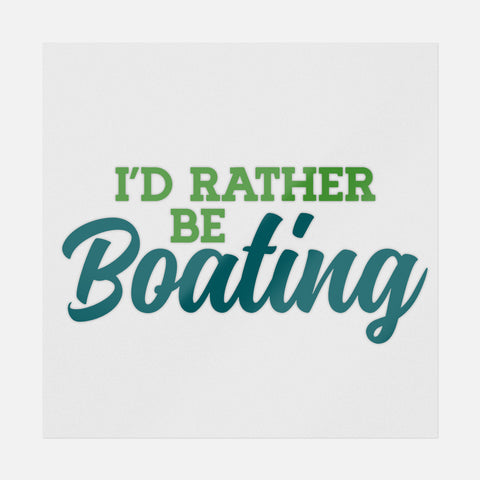 I'd Rather Be Boating Transfer