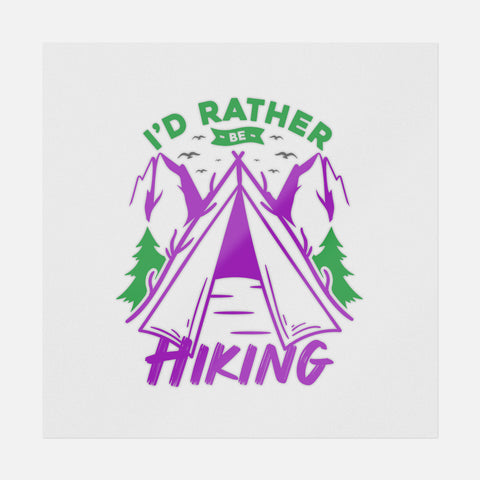 I'd Rather Be Hiking Transfer