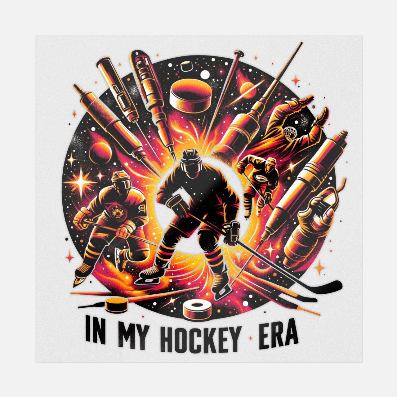 In My Hockey Era Stencil | Hockey Ready-to-Press DTF Transfers