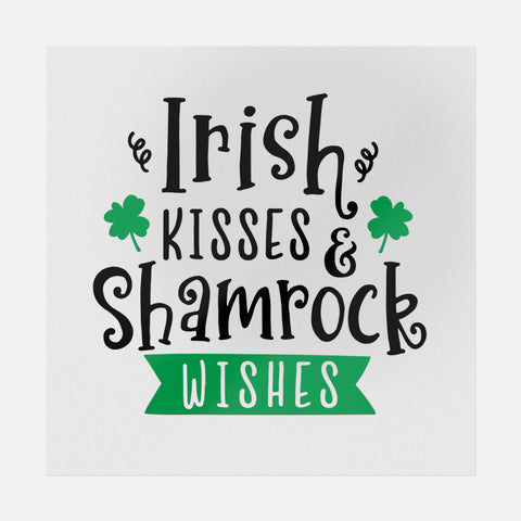 Irish Kisses and Shamrock Wishes Transfer