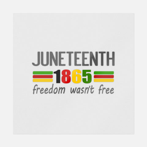 Juneteenth 1865 Freedom Wasn't Free Transfer