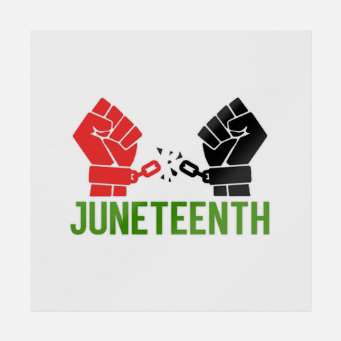 Juneteenth Fists Breaks The Handcuffs Transfer