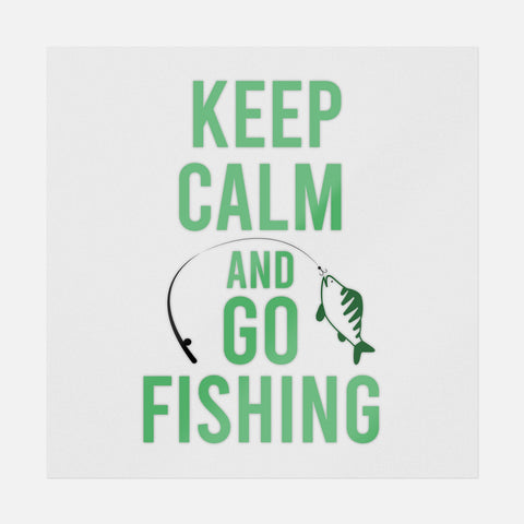 Keep Calm And Go Fishing Transfer