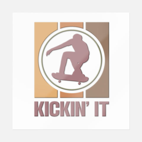 Kickin' It Vintage Sticker