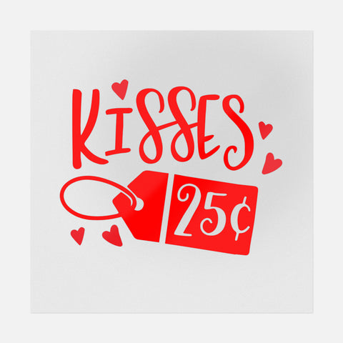 Kisses 25 Cent Transfer