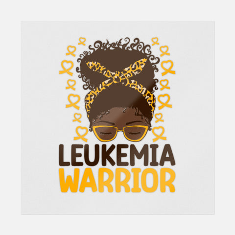 Leukemia Warrior Yellow Transfer