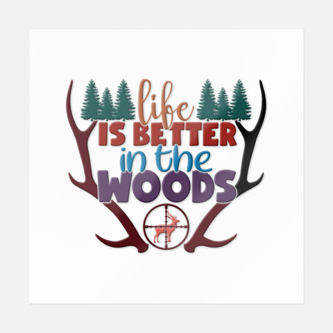 Life In The Woods Sticker