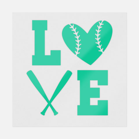 Love Baseball Transfer