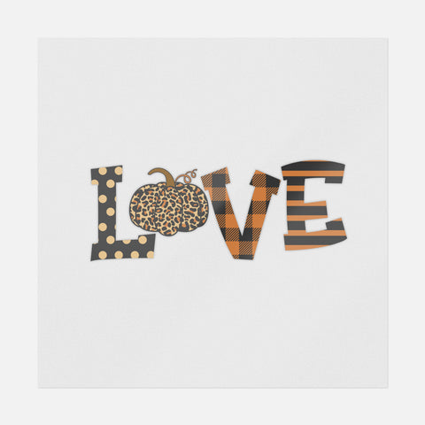 Love Pumpkin Word Transfer