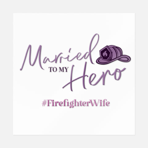 Married To My Hero Sticker