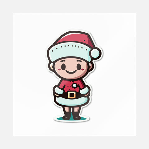 Merry Santa Sticker