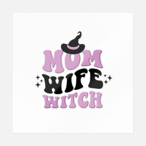 Mom Wife Witch Sticker