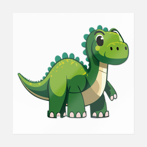 My Green Dino Sticker