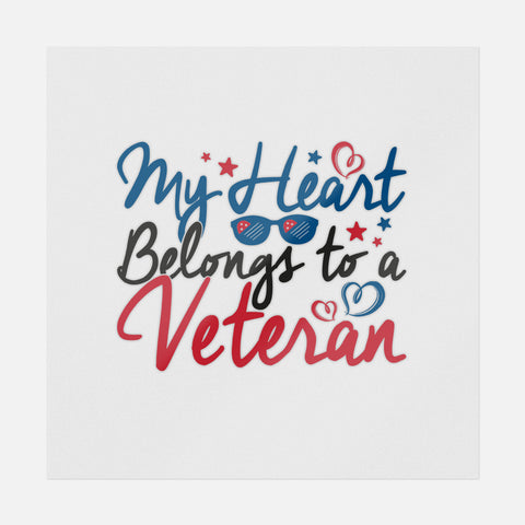 My Heart Belongs To A Veteran Transfer