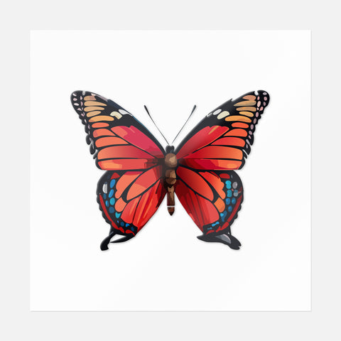 Mystical Moth Butterfly Sticker