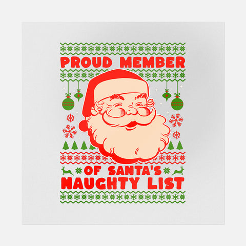 Santa's Naughty List - Christmas Ready-to-Press DTF Transfer