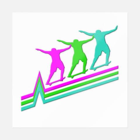 Neon Skateboards Sticker