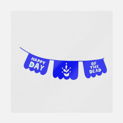 Papel Picado Blue Transfer