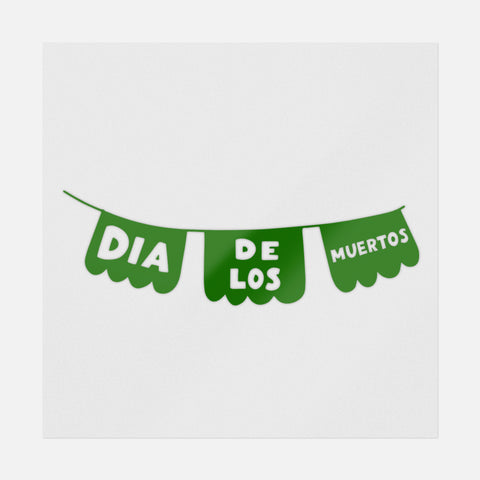 Papel Picado Green Transfer