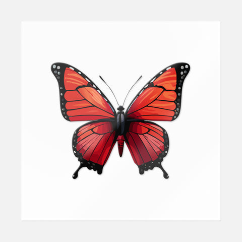 Passion Petal Butterfly Sticker