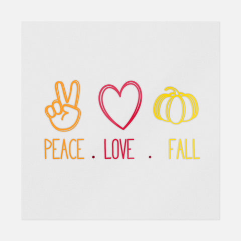 Peace Love Fall Simple