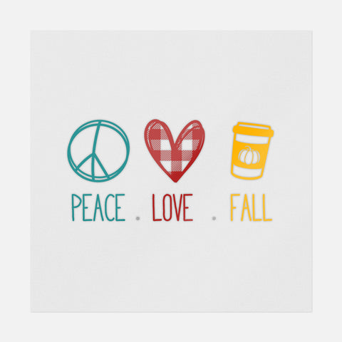 Peace Love Fall Transfer