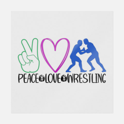 Peace Love Wrestling Neon Transfer