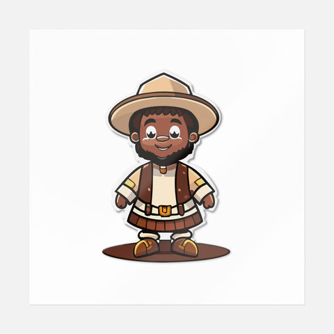 Pilgrim Pete Thanksgiving Sticker