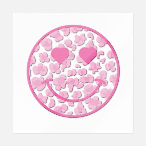 Pink Round Smiley