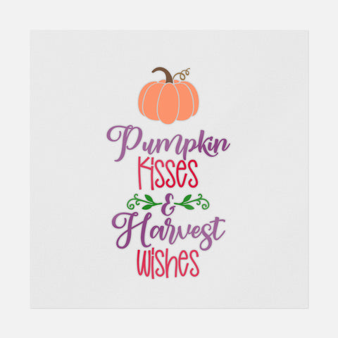 Pumpkin Kisses And Harvest Wishes