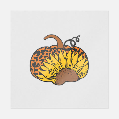 Pumpkin Sunflower Transfer