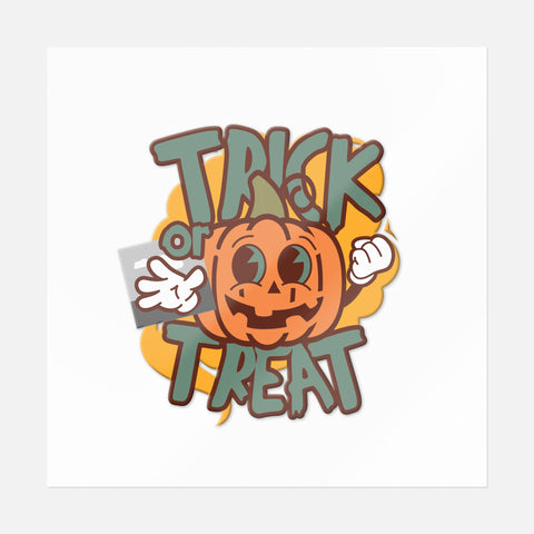 Pumpkin Treat Sticker