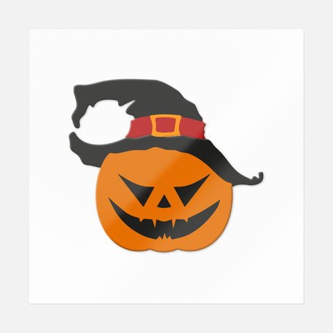 Pumpkin Witch Sticker