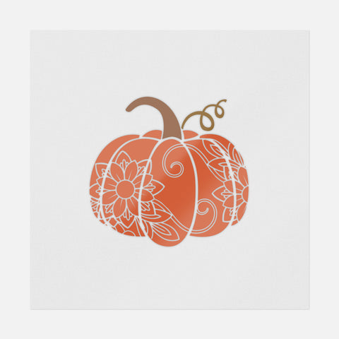 Pumpkin Zentangle Transfer